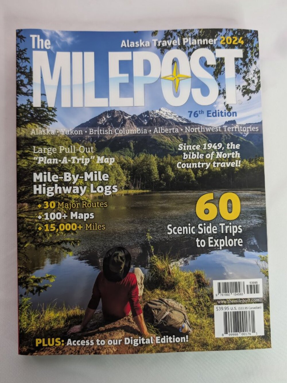 The Milepost Alaska Travel Planner 2024 Softcover Yukon Alberta British Columbia